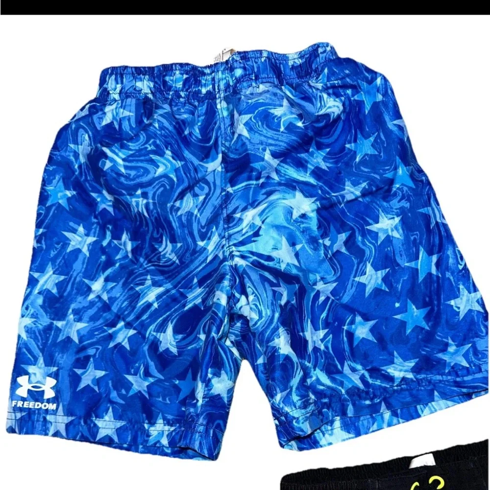 Swim Trunks Bundle- Under Armour And‎ Wonder  Nation, Size Boys Small/ 7